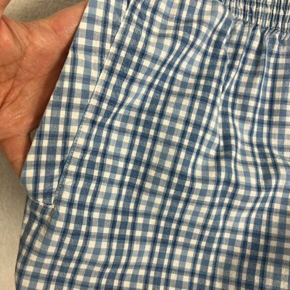 Koret City Blues Pants Womens 10 Blue Pull On Plaid Pockets Vintage - Picture 10 of 12